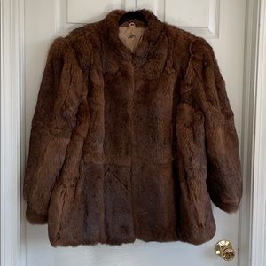 Ladies Rabbit Fur Jacket